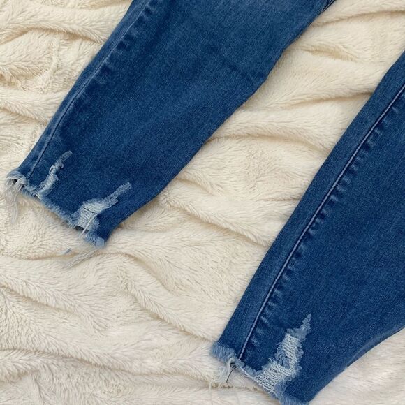 Judy Blue distressed skinny ankle jeans - Picture 9 of 10